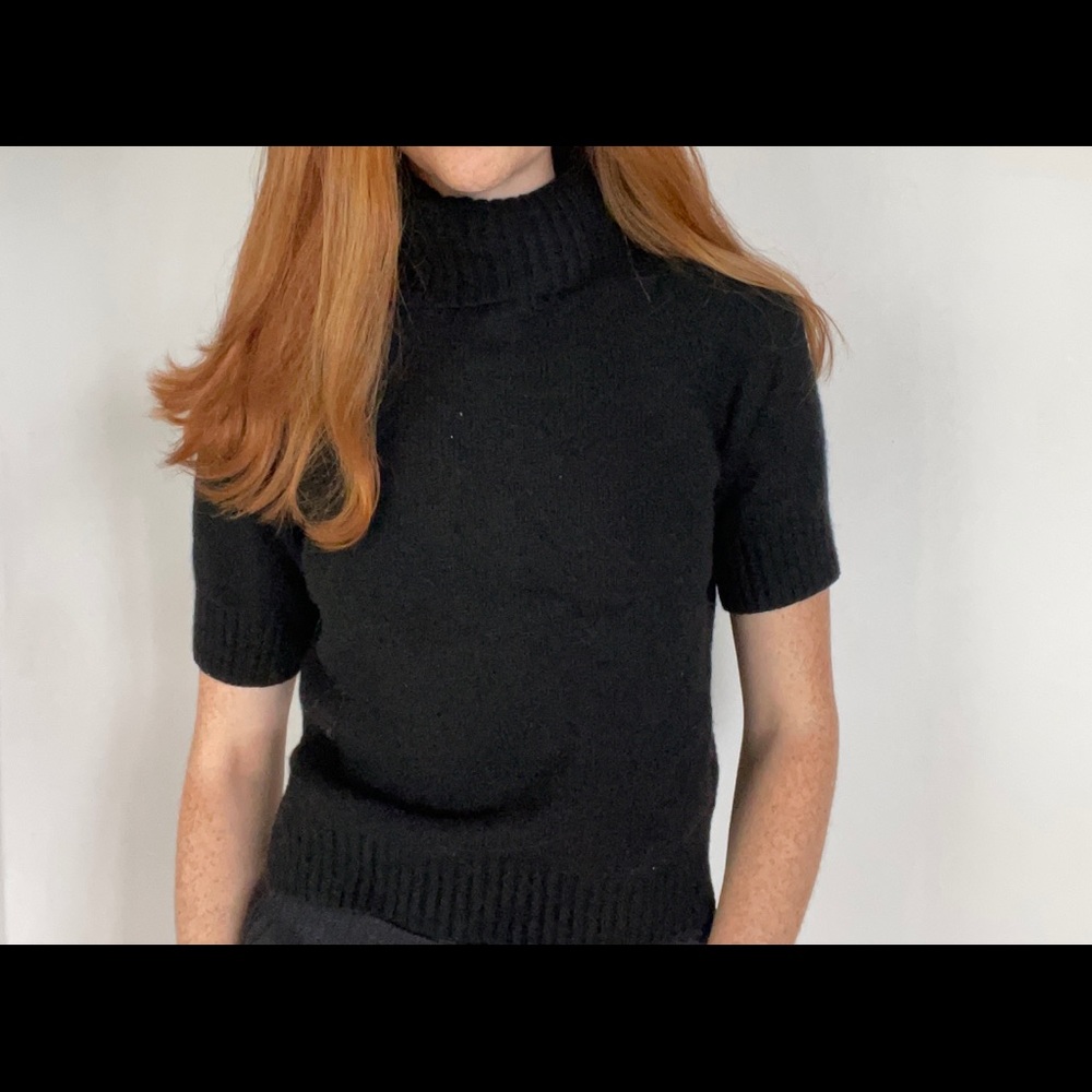 Short sleeve Anthropologie turtle neck